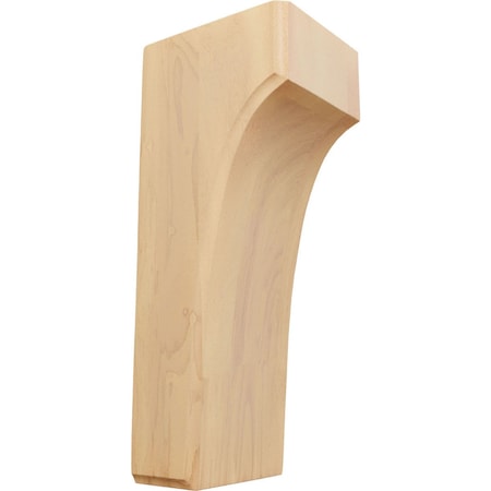 Ekena Millwork 3 1/2"W x 4"D x 10"H Clarksville Bracket, Red Oak BKTW04X04X10CVRO